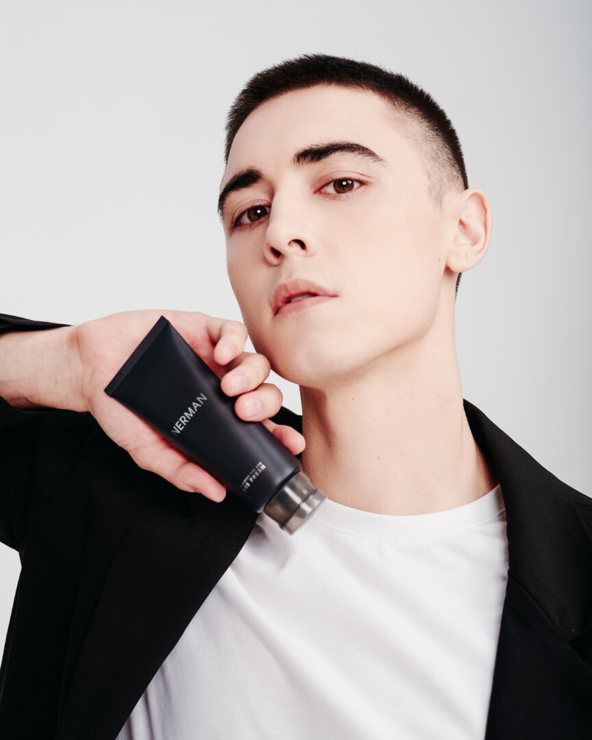 Gel rửa mặt trị mụn Nerman Nano Curcumin 60s Fresh