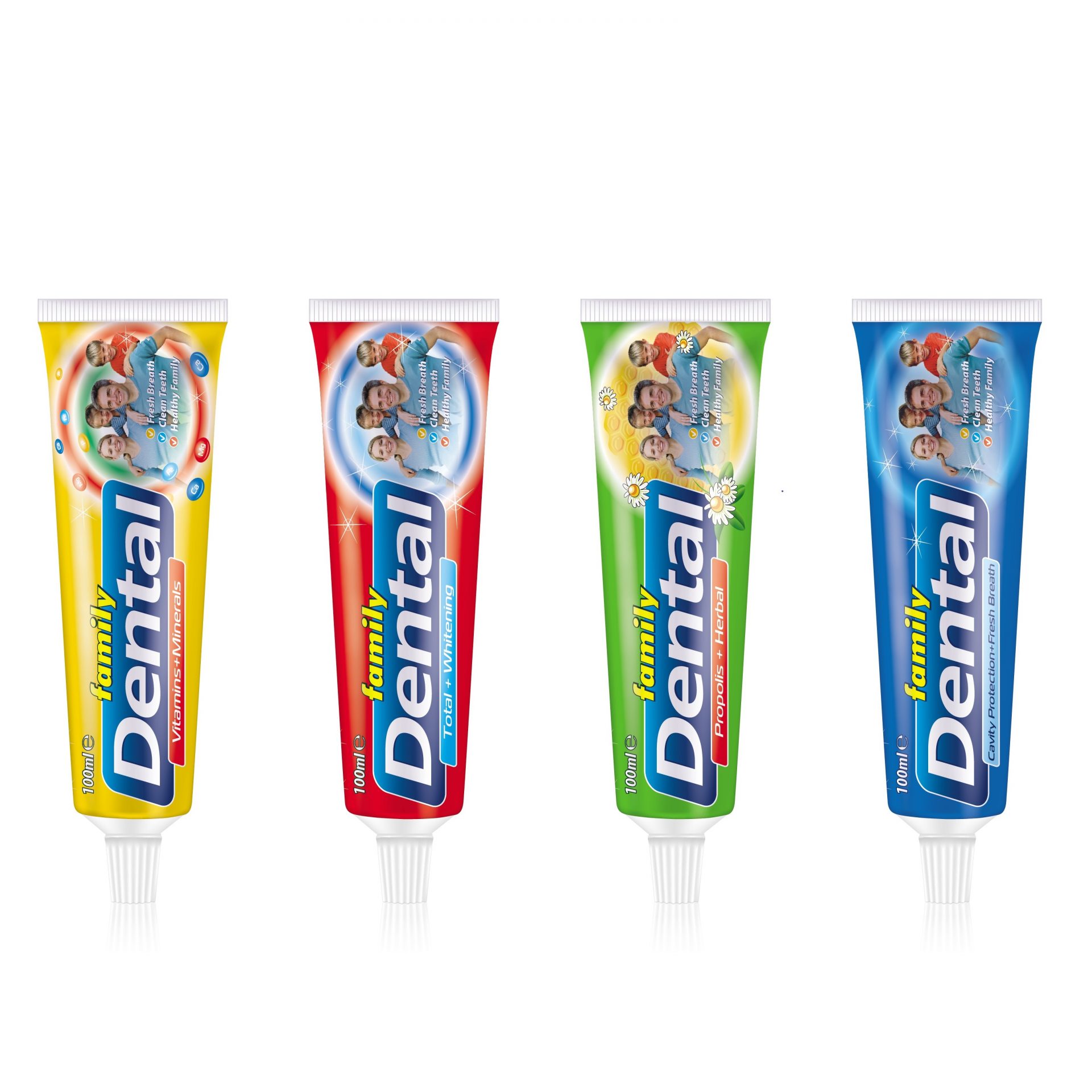 KEM ĐÁNH RĂNG NGƯỜI LỚN DENTAL FAMILY 100ML - DENTAL–RUBELLA