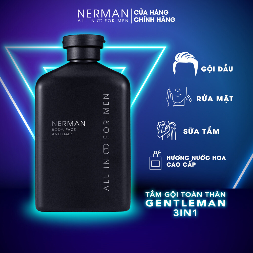 Sữa tắm hương nước hoa cao cấp Gentleman 3 trong 1 – Face, Body and hair-01