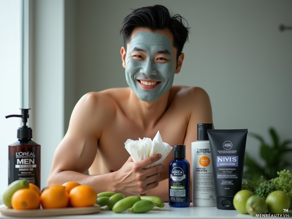 Giảm Nhờn Cho Da Nam