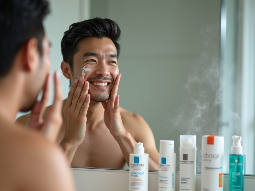 Dưỡng chất phục hồi da cho nam giới