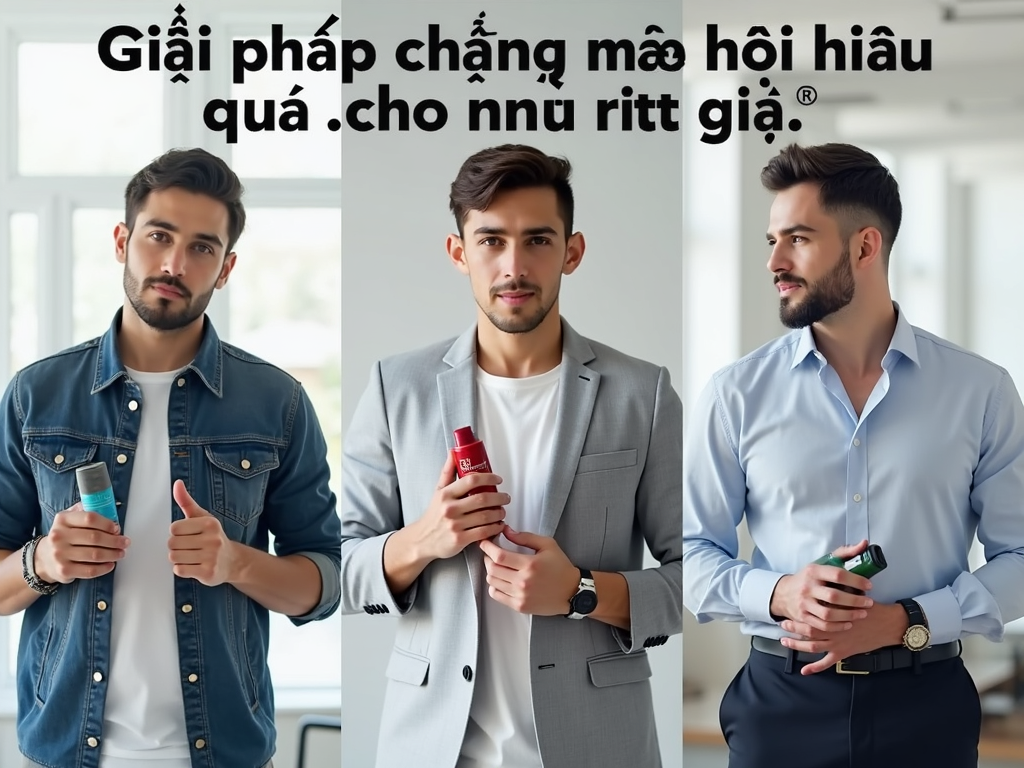 Giải pháp chống đổ mồ hôi hiệu quả cho nam giới