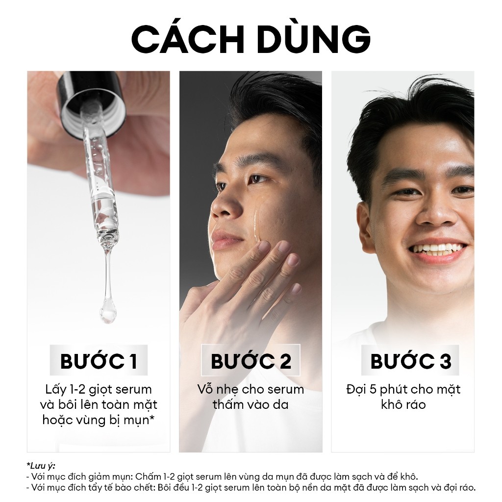 Serum giảm mụn Men Stay Simplicity