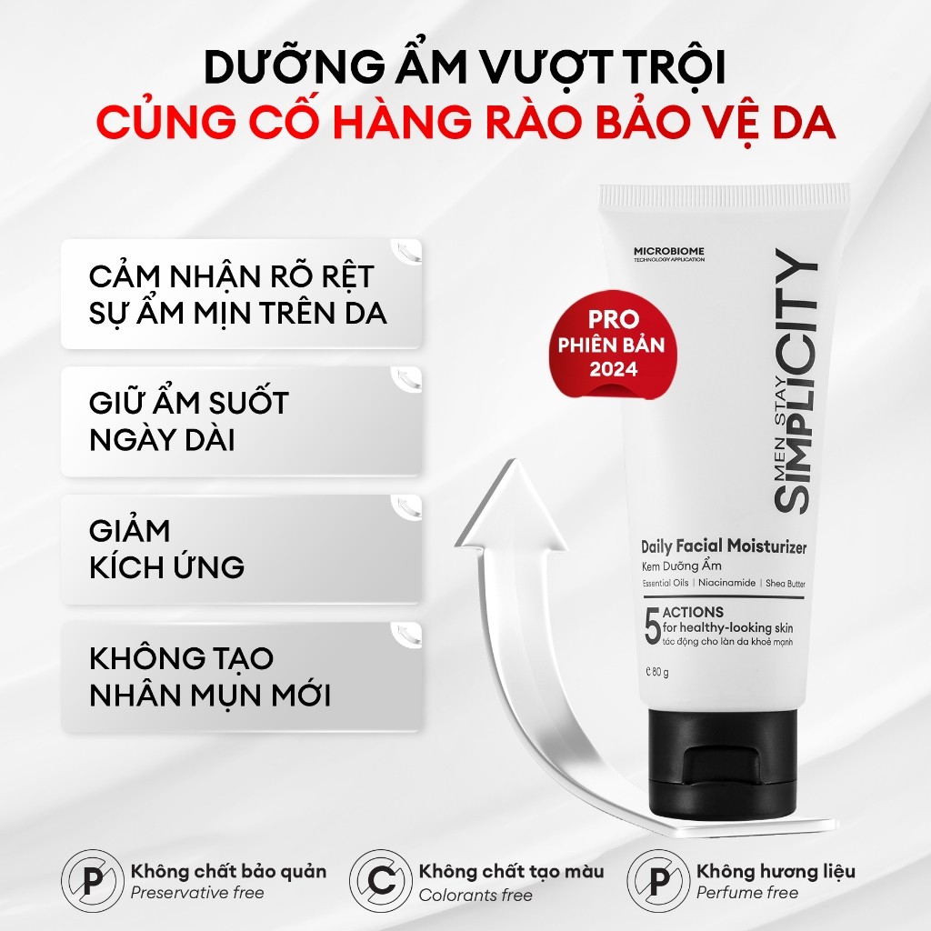Kem Dưỡng Ẩm Men Stay Simplicity