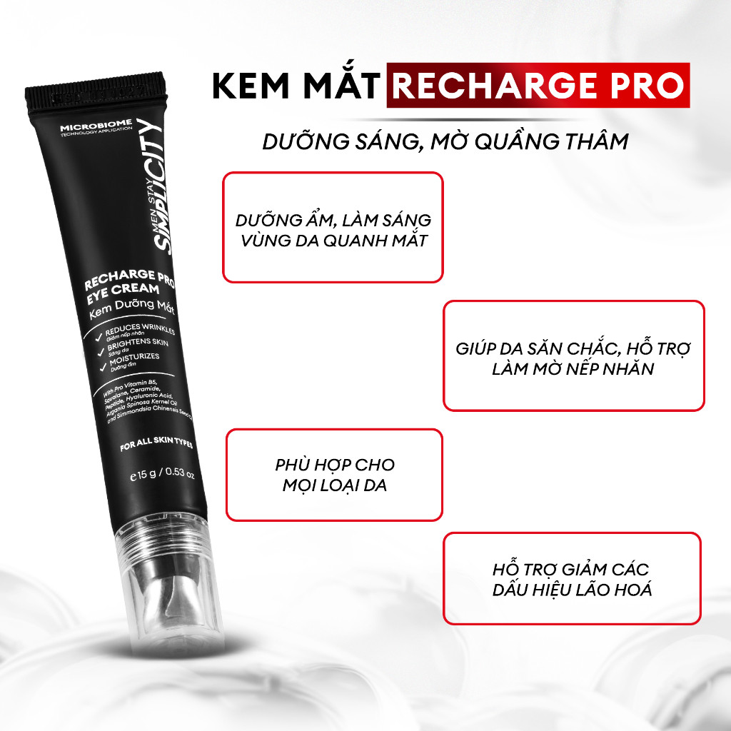 Thành phần Kem mắt Men Stay Simplicity