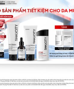 Bộ sản phẩm tiết kiệm cho da mụn Men Stay Simplicity Acne Full Combo