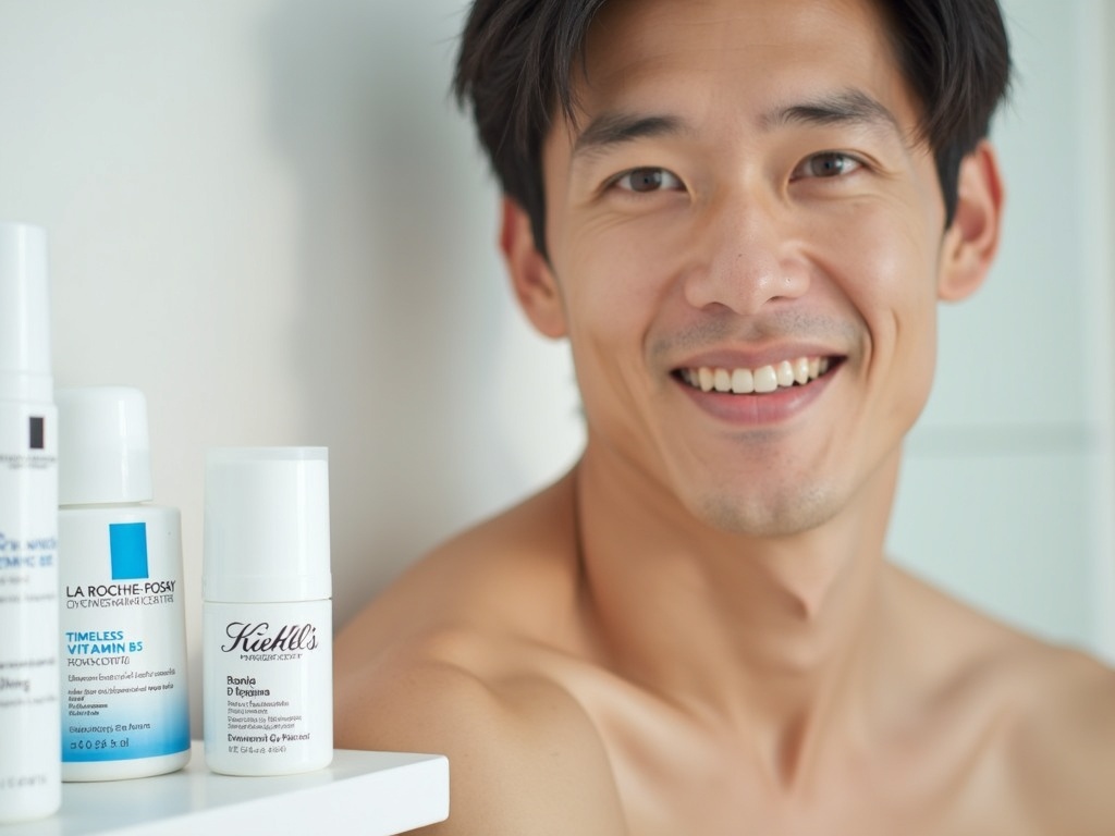 Phục hồi da sau mụn cho nam giới