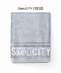 Khăn tắm nam sợi tre cao cấp lớn 60x120cm Men Stay Simplicity gội đầu, lau mặt