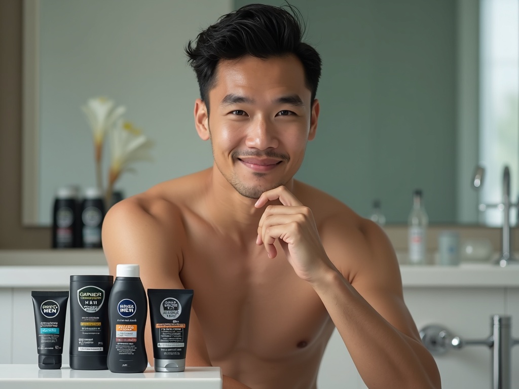 Bộ mỹ phẩm dưỡng trắng da cho nam giới