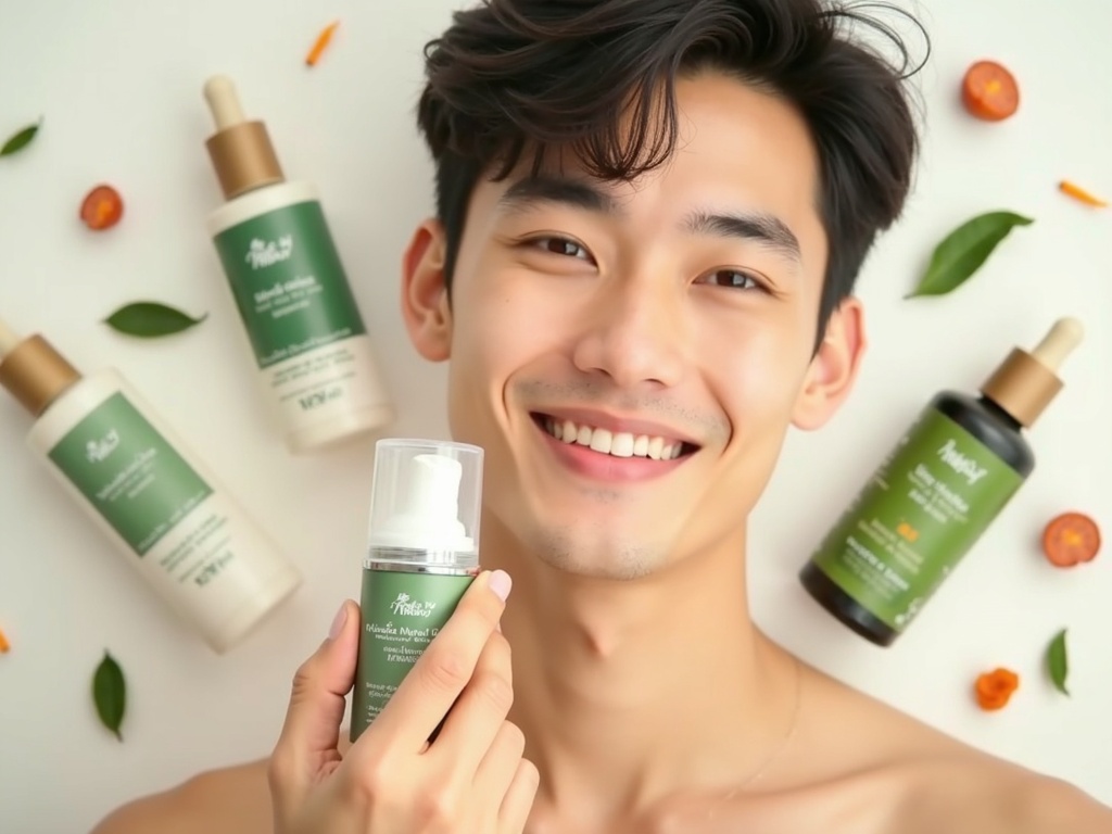 Serum dưỡng trắng da nam từ thiên nhiên